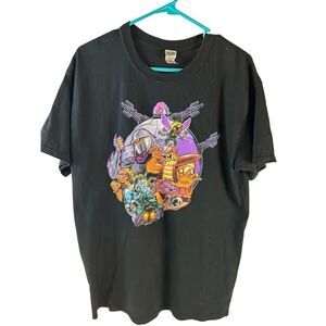 Ninja turtle pinball shirt large vintage single stitch 100 cotton‎